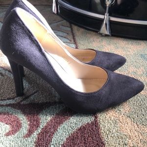 Suede heels